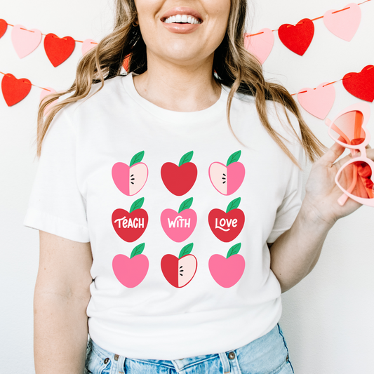 Teach With Love White tshirt