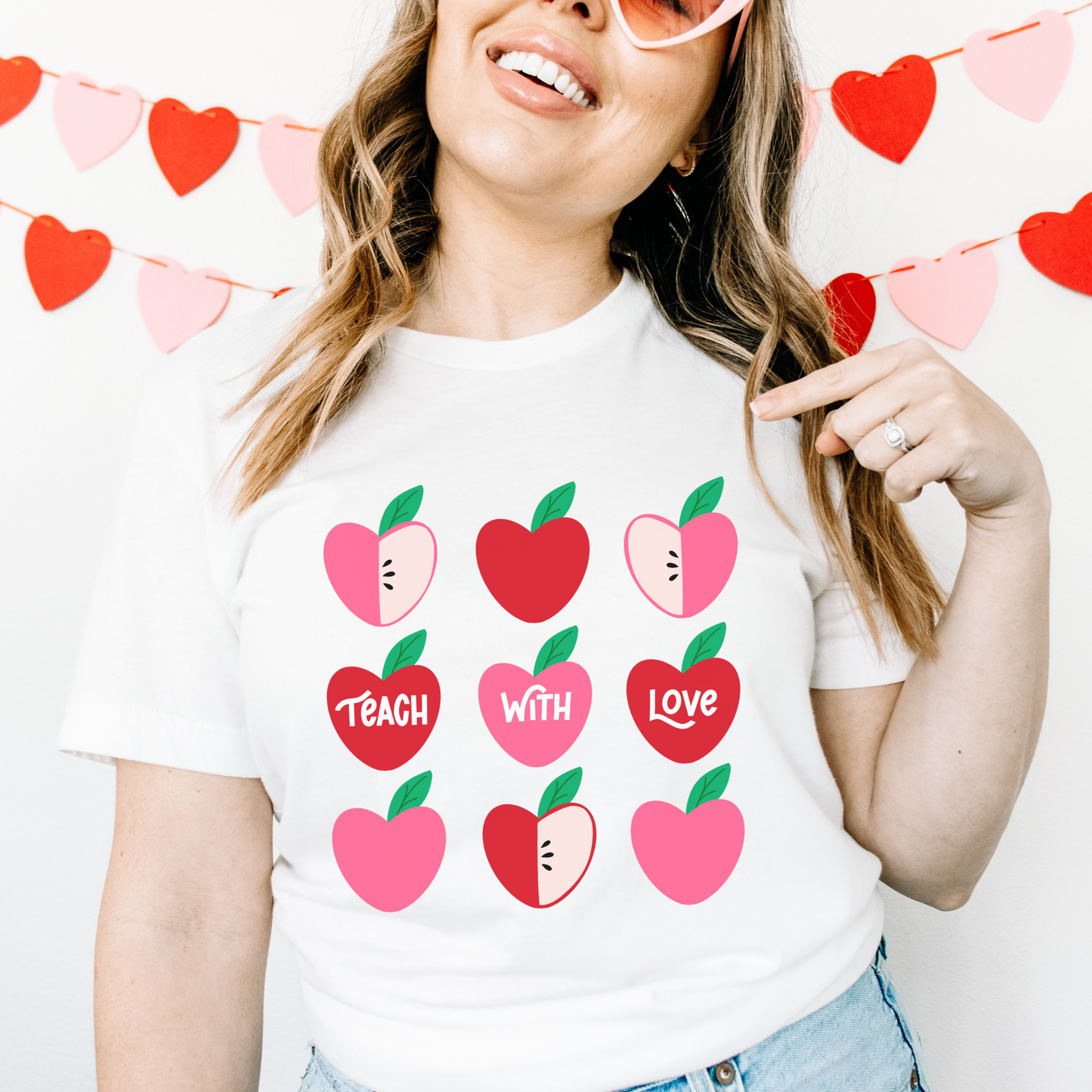 Teach With Love White tshirt