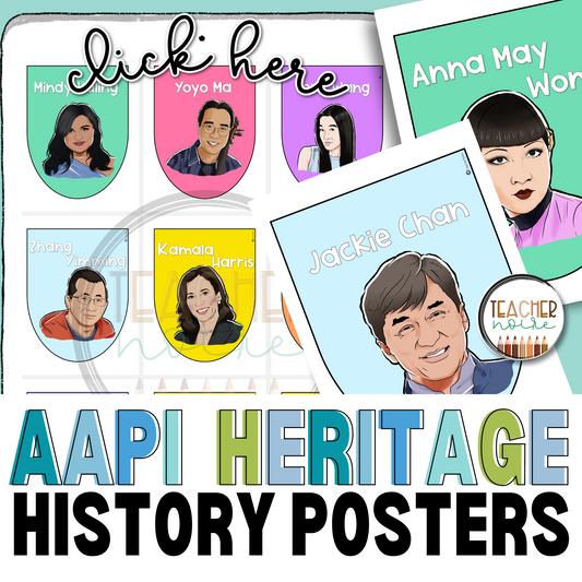 AAPI Heritage Month Posters- Bright
