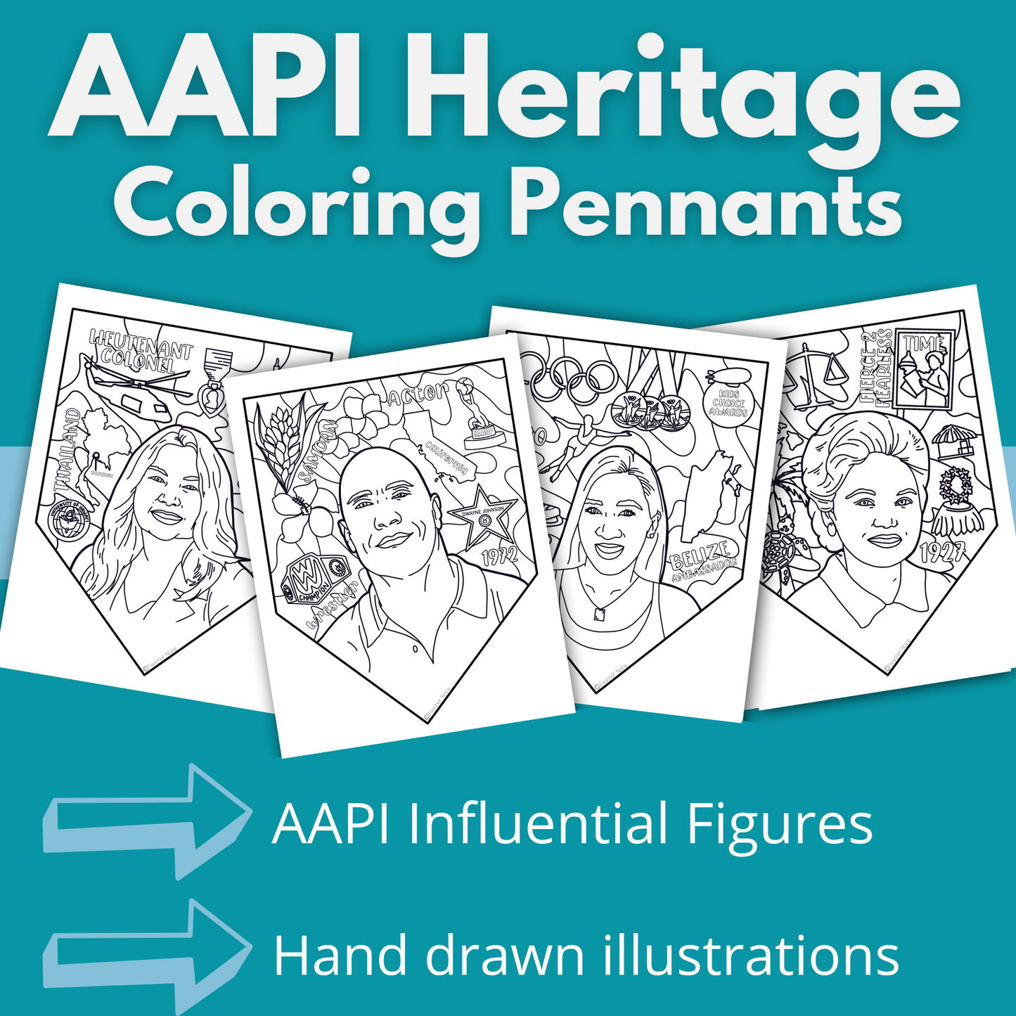 AAPI Heritage Pennants
