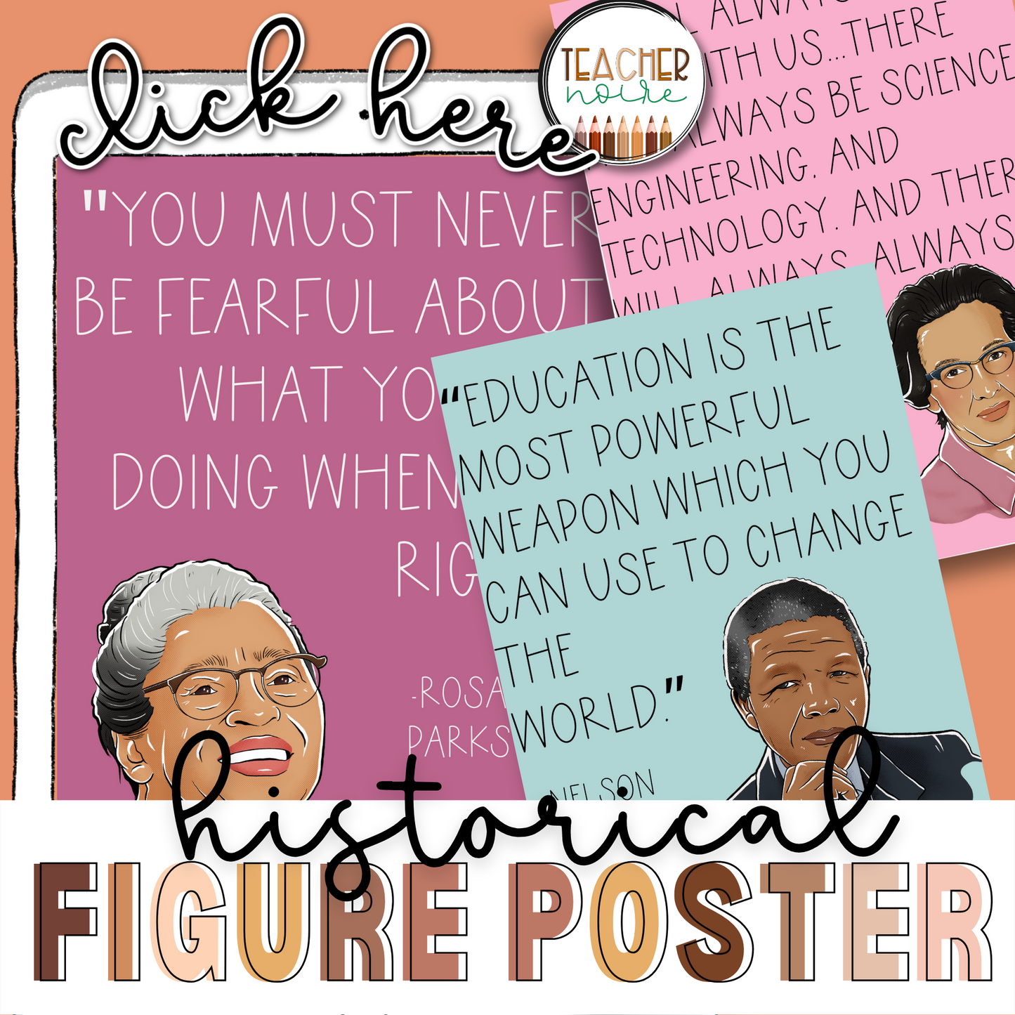 African American Historical Figure Poster