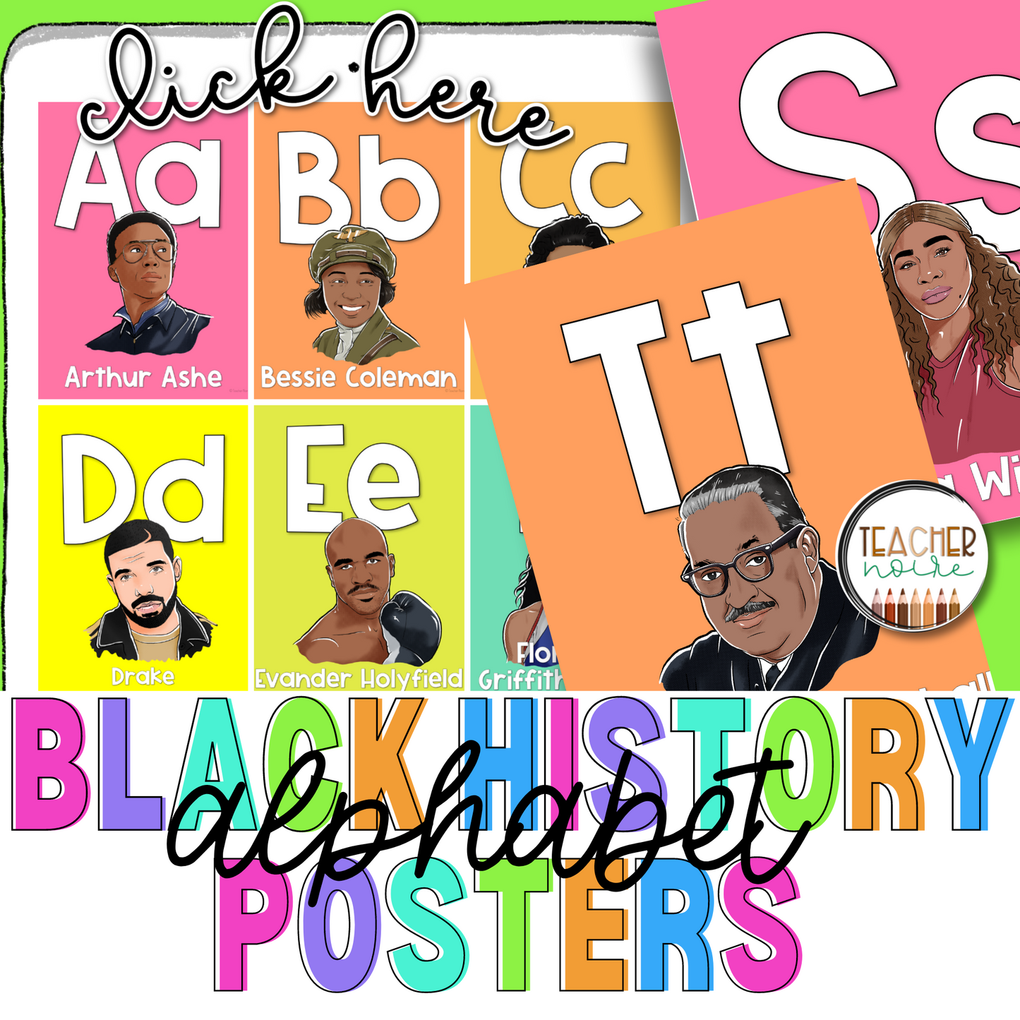 Black History Month Alphabet Poster