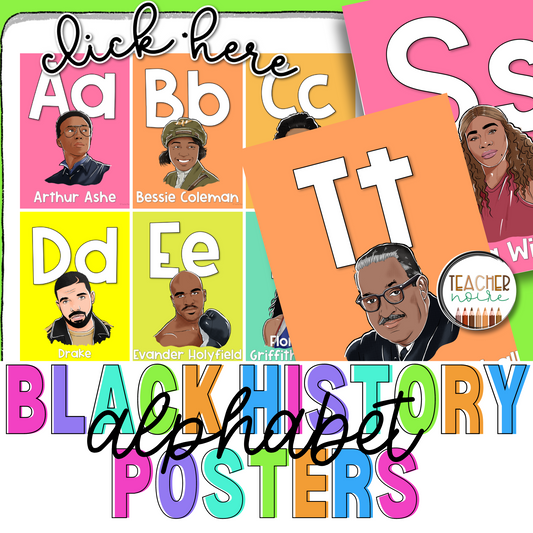 Black History Month Alphabet Poster