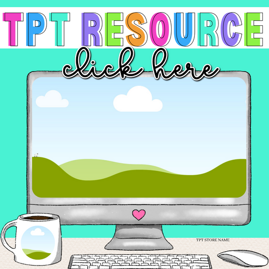 Canva Editable TPT Mockup Template-Bright Themed