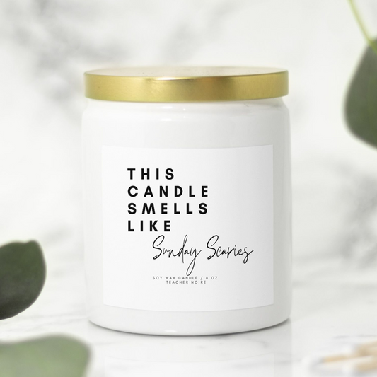 Sunday Scaries Candle