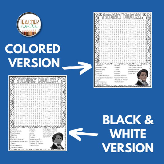 Frederick Douglas Word Search