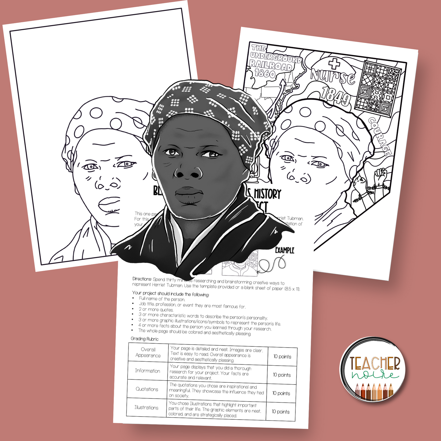 Harriet Tubman One Pager Project