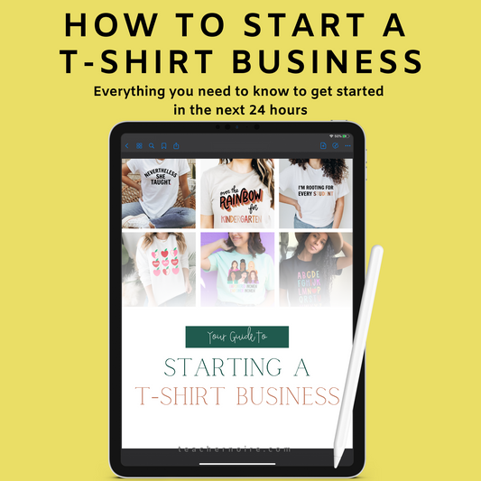 How to Start a Profitable T-shirt Business eBook