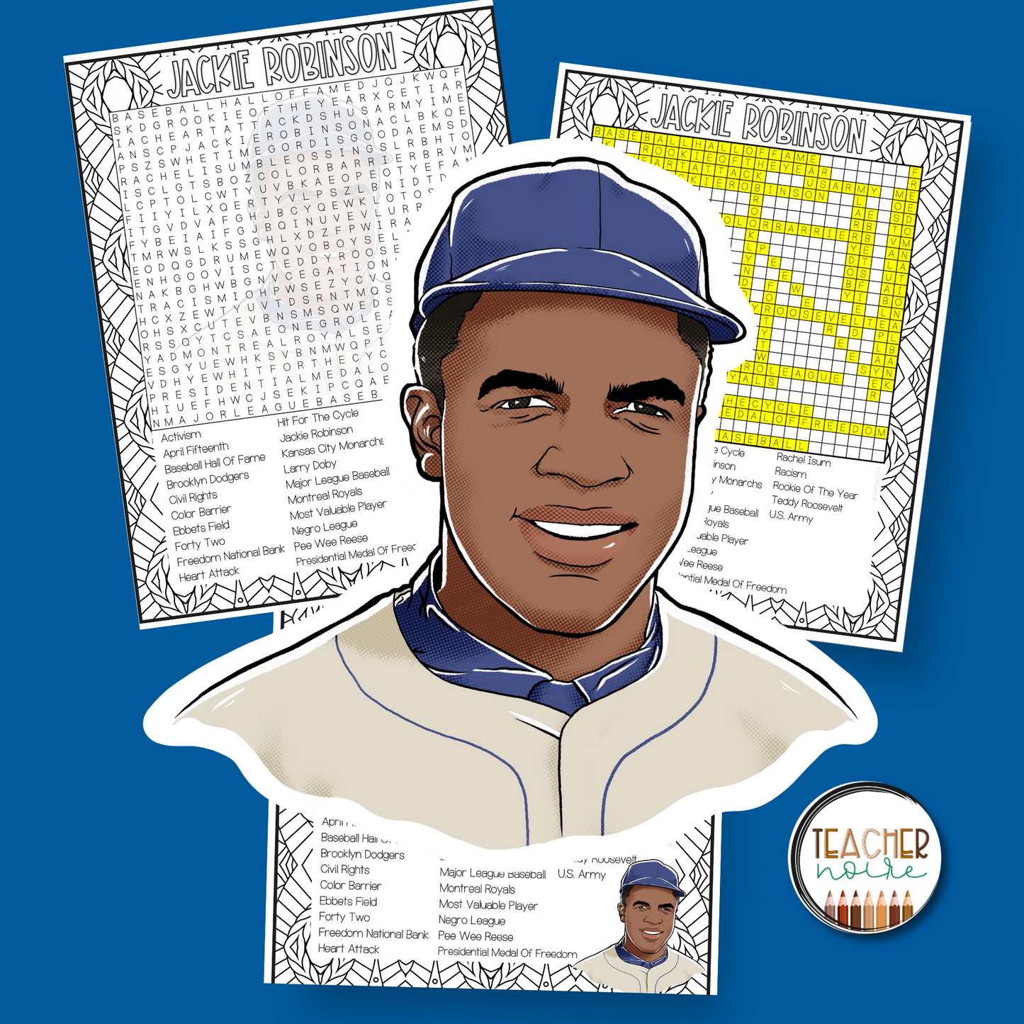 Jackie Robinson Word Search