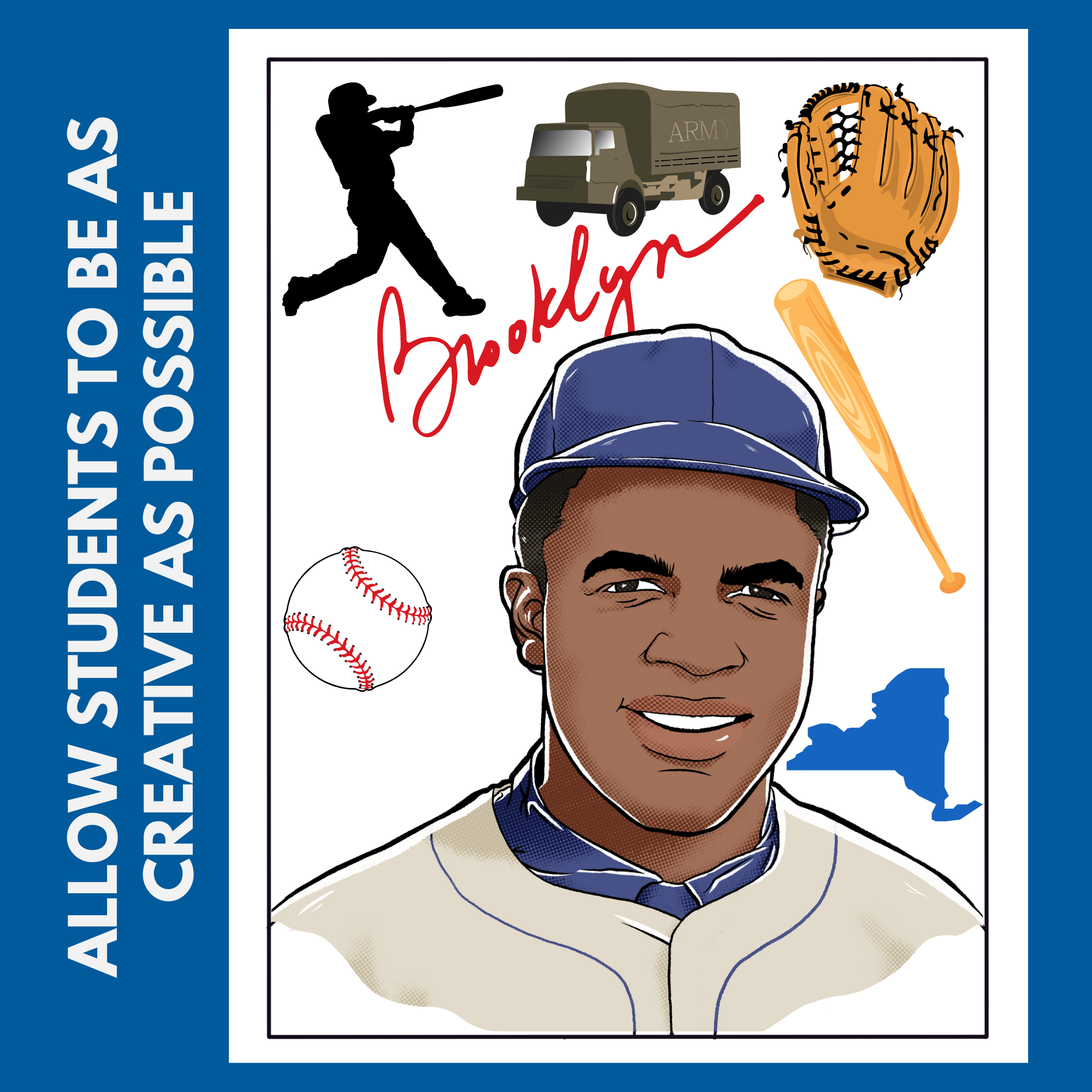 Jackie Robinson, Black History, Activist, Athlete, Body Biography Project