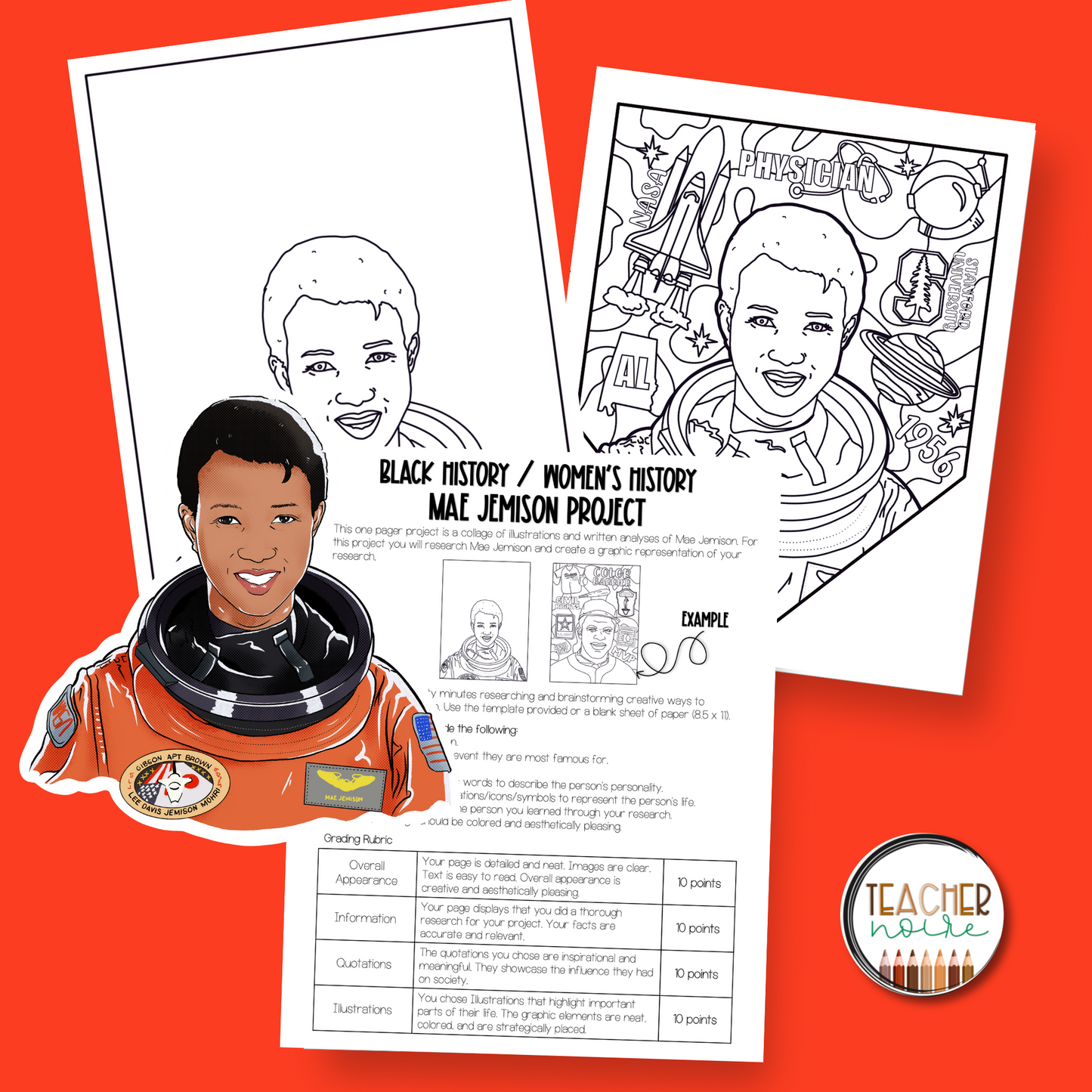 Mae Jemison One Pager Project