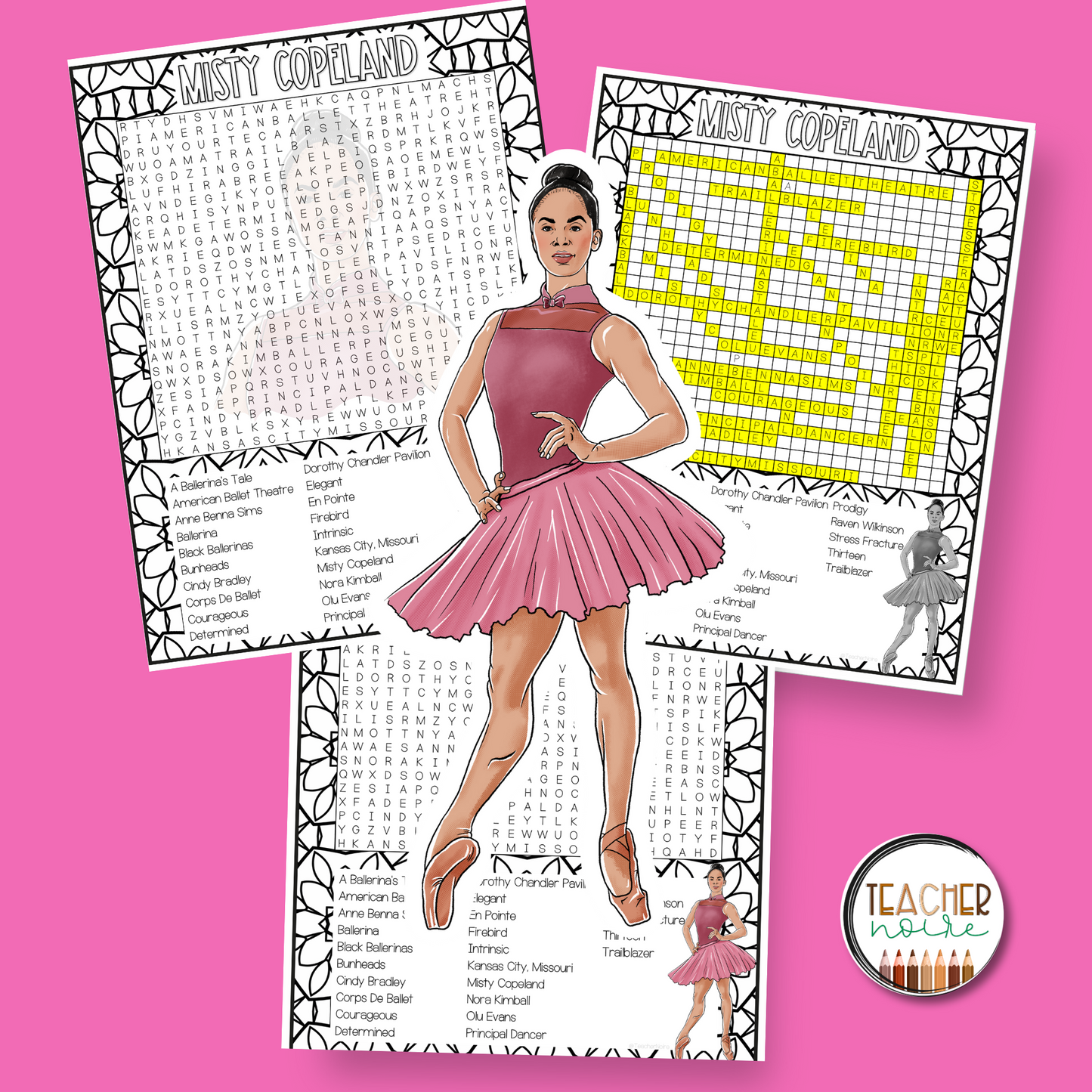 Misty Copeland Word Search
