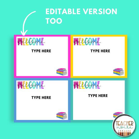 Welcome Note to New Students