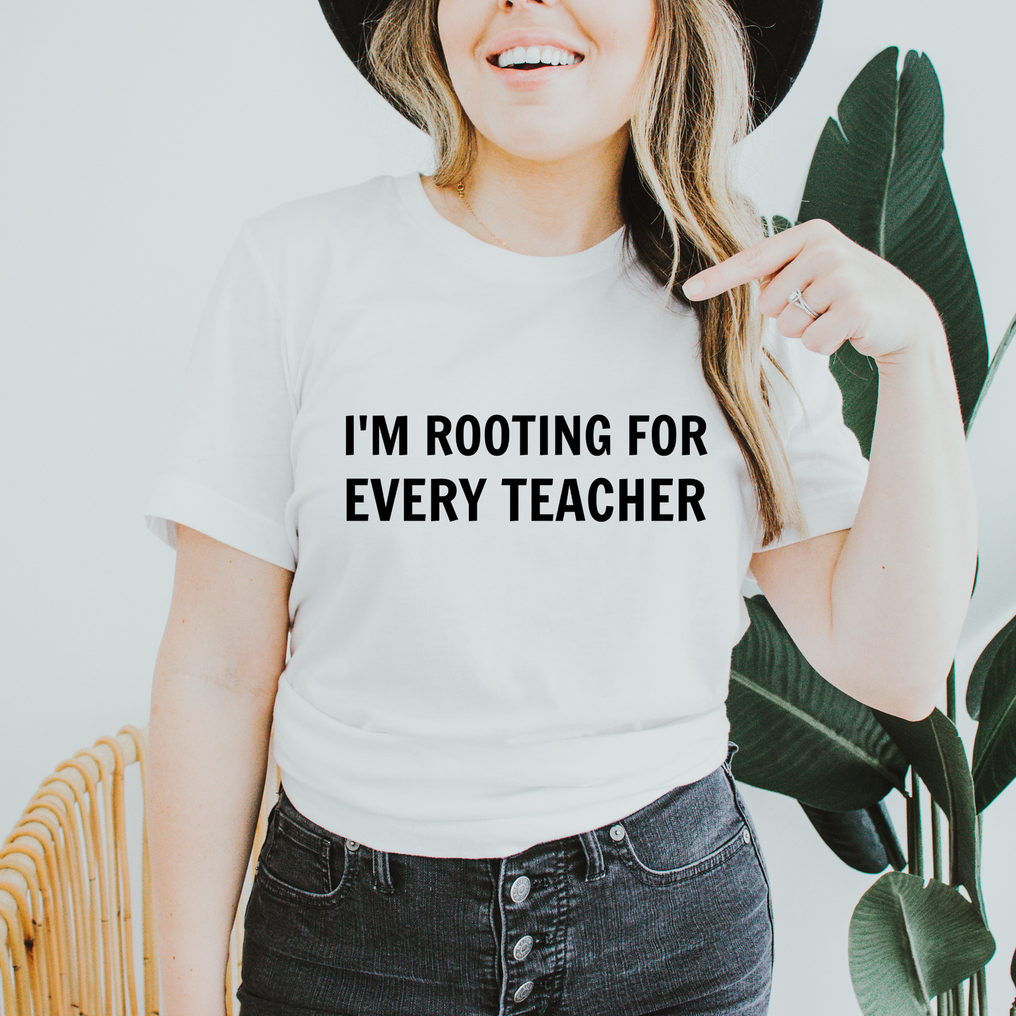 I'm Rooting for Every Teacher Trendy Tee