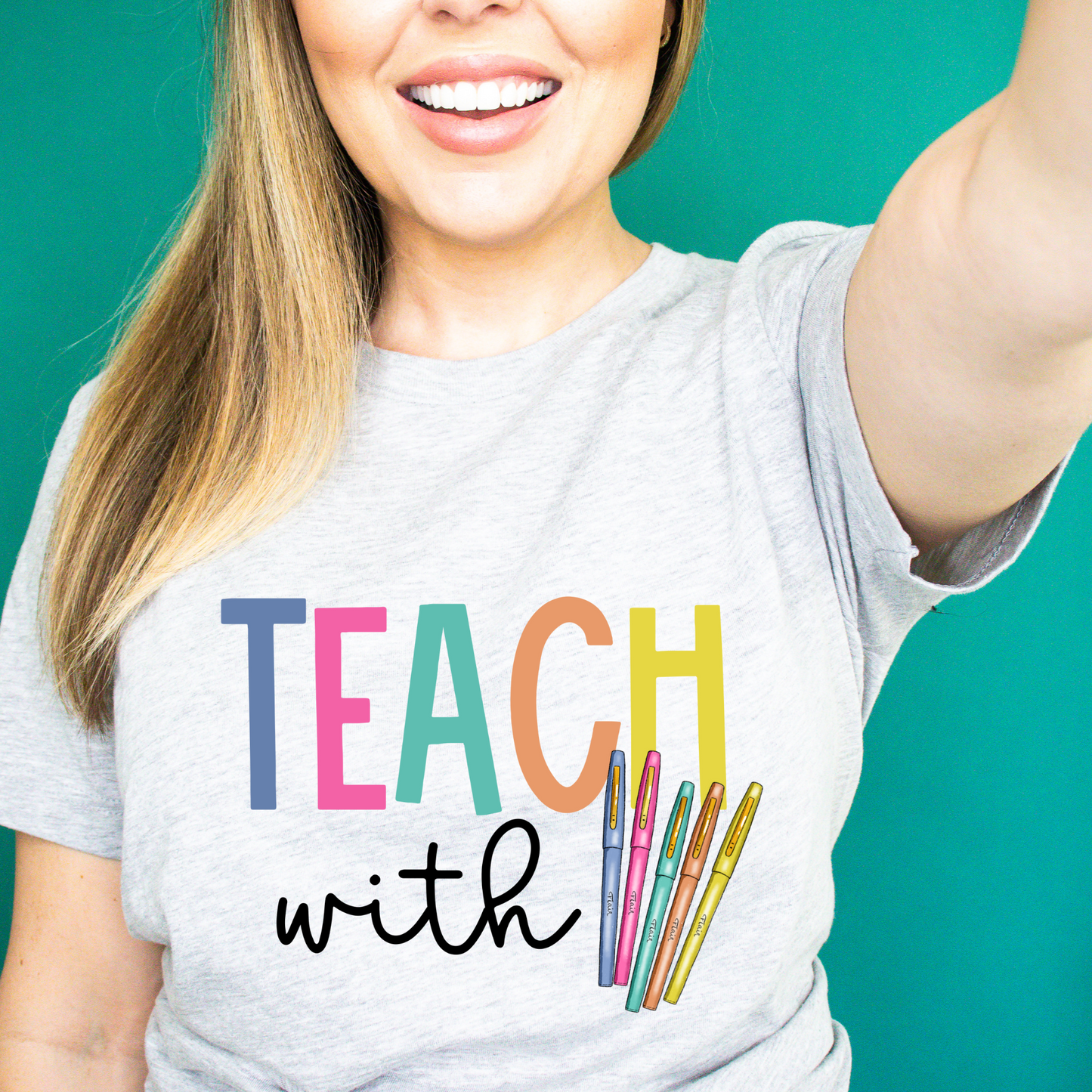 Teach With Flair Pens Tshirt
