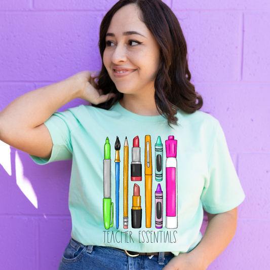 Teacher Essentials Tshirt