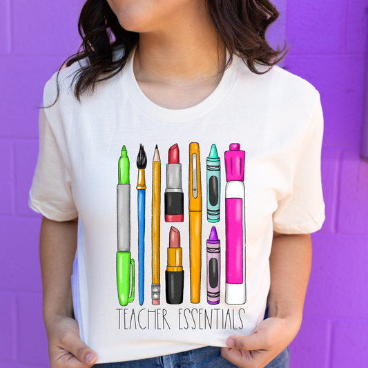 Teacher Essentials Tshirt
