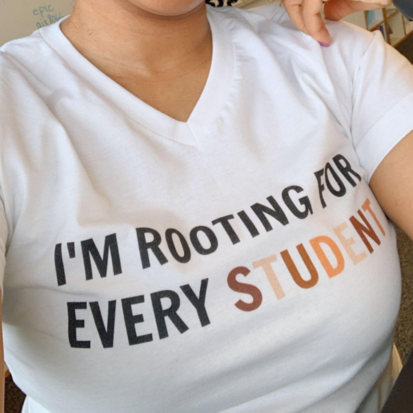 I'm Rooting for Every Student Diversity Vneck [Website Exclusive]