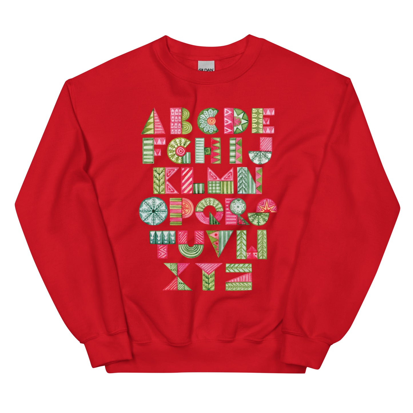 Christmas ABC Teacher Sweater