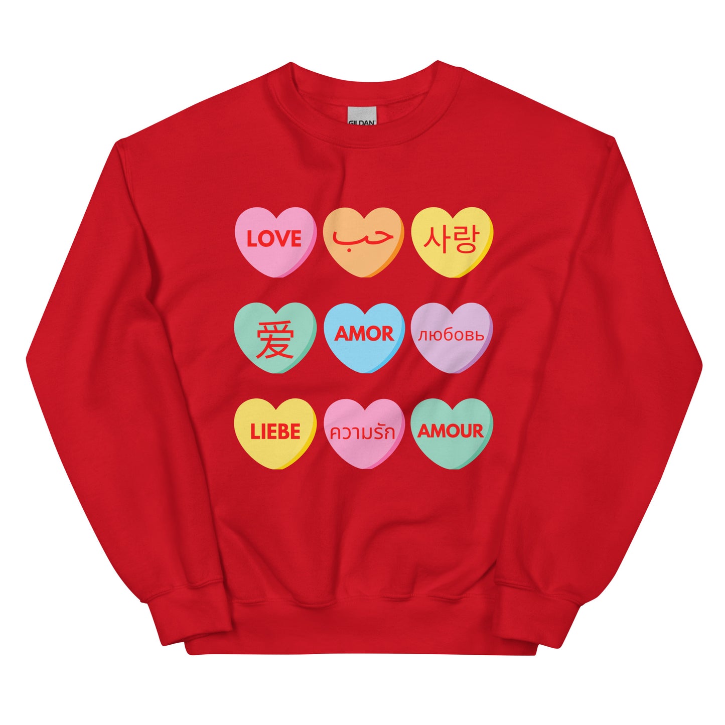 Love in Every Language Valentine's Day Sweater