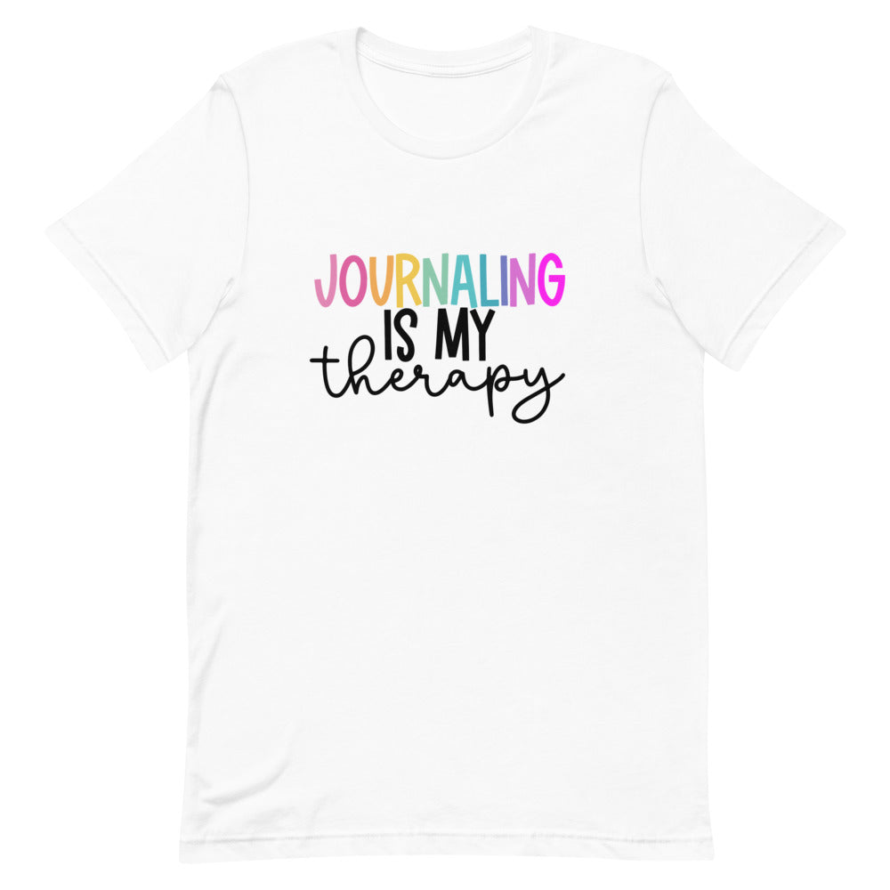 Journaling is my Therapy Bright Tshirt