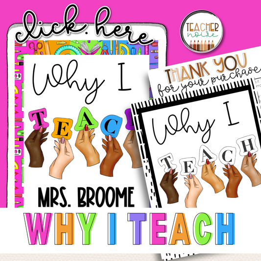 Why I Teach Binder Cover