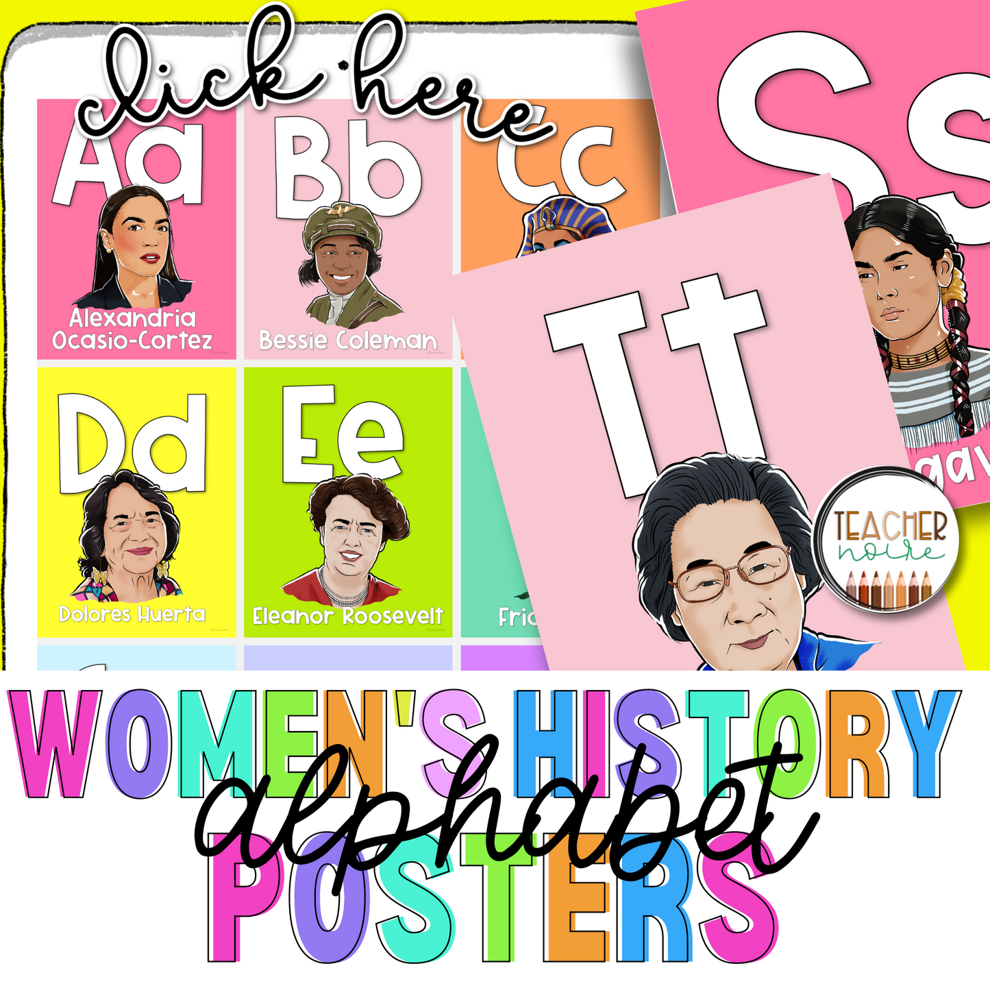 Women's History Posters- Bright