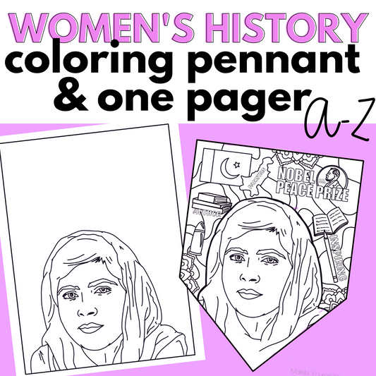 Women's History Project-Pennant & One Pager