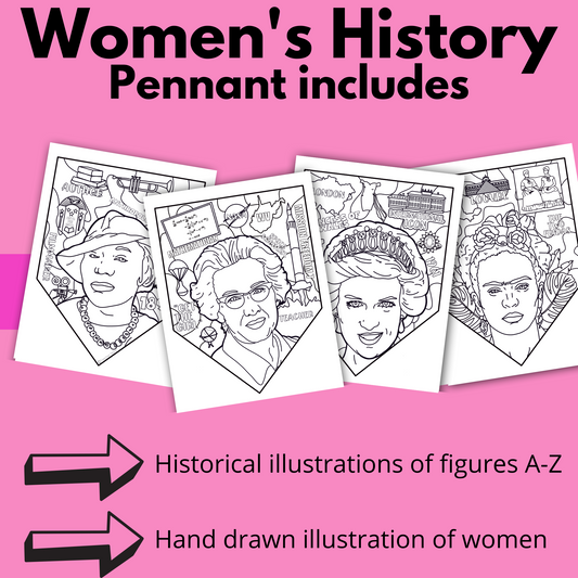 Women's History Pennant