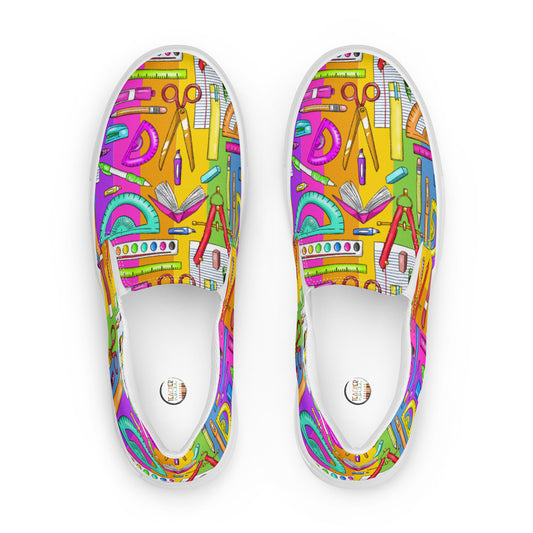 Back to School Custom Rainbow Shoes