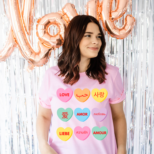 Love in Every Language Valentine's Day Shirt