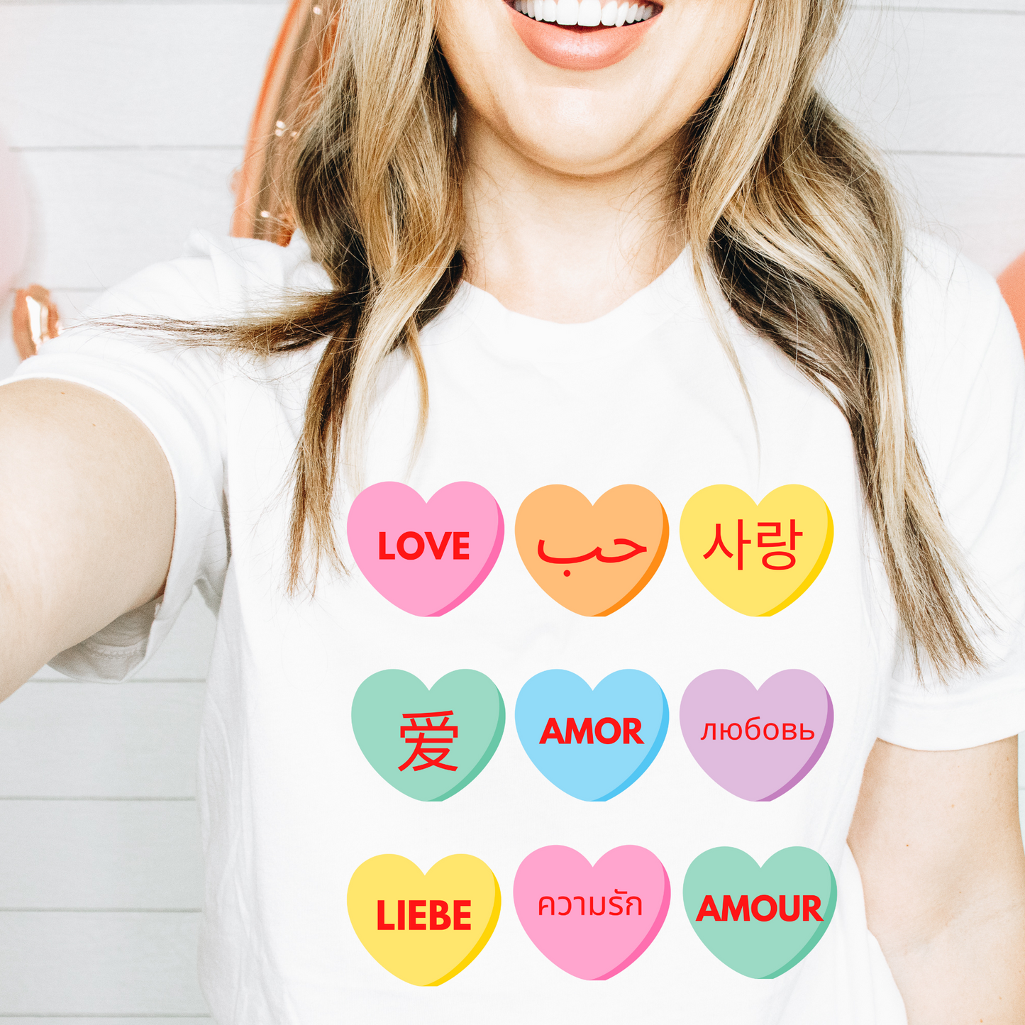 Love in Every Language Valentine's Day Shirt